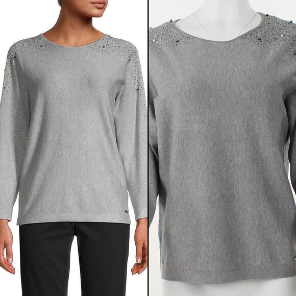 Calvin Klein Women's Bea Dolman Shoulder Sweater - Picture 1 of 5